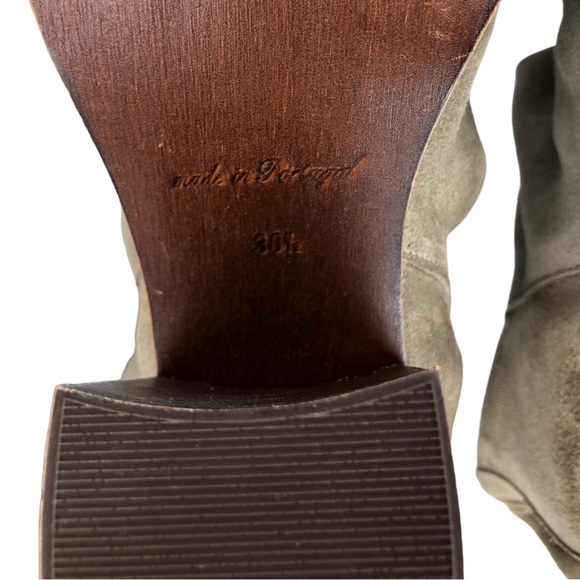 🆕 Free People Elle Mushroom Suede Knee High Tall Slouch Boot - Picture 11 of 14